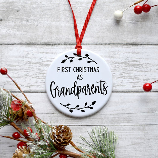 FIRST CHRISTMAS AS GRANDPARENTS ORNAMENT Harlow Boutique Official Online Store 