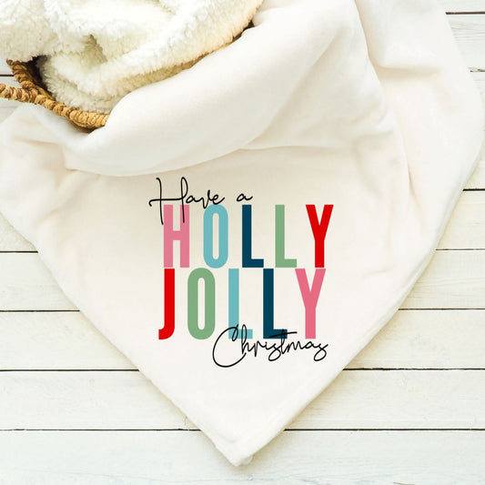 Have a Holly Jolly Christmas Blanket Blankets Harlow Boutique Official Online Store 