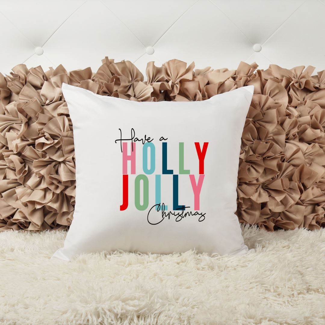 HAVE A HOLLY JOLLY CHRISTMAS PILLOW Harlow Boutique Official Online Store 