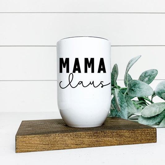 MAMA CLAUS WINE TUMBLER Harlow Boutique Official Online Store 