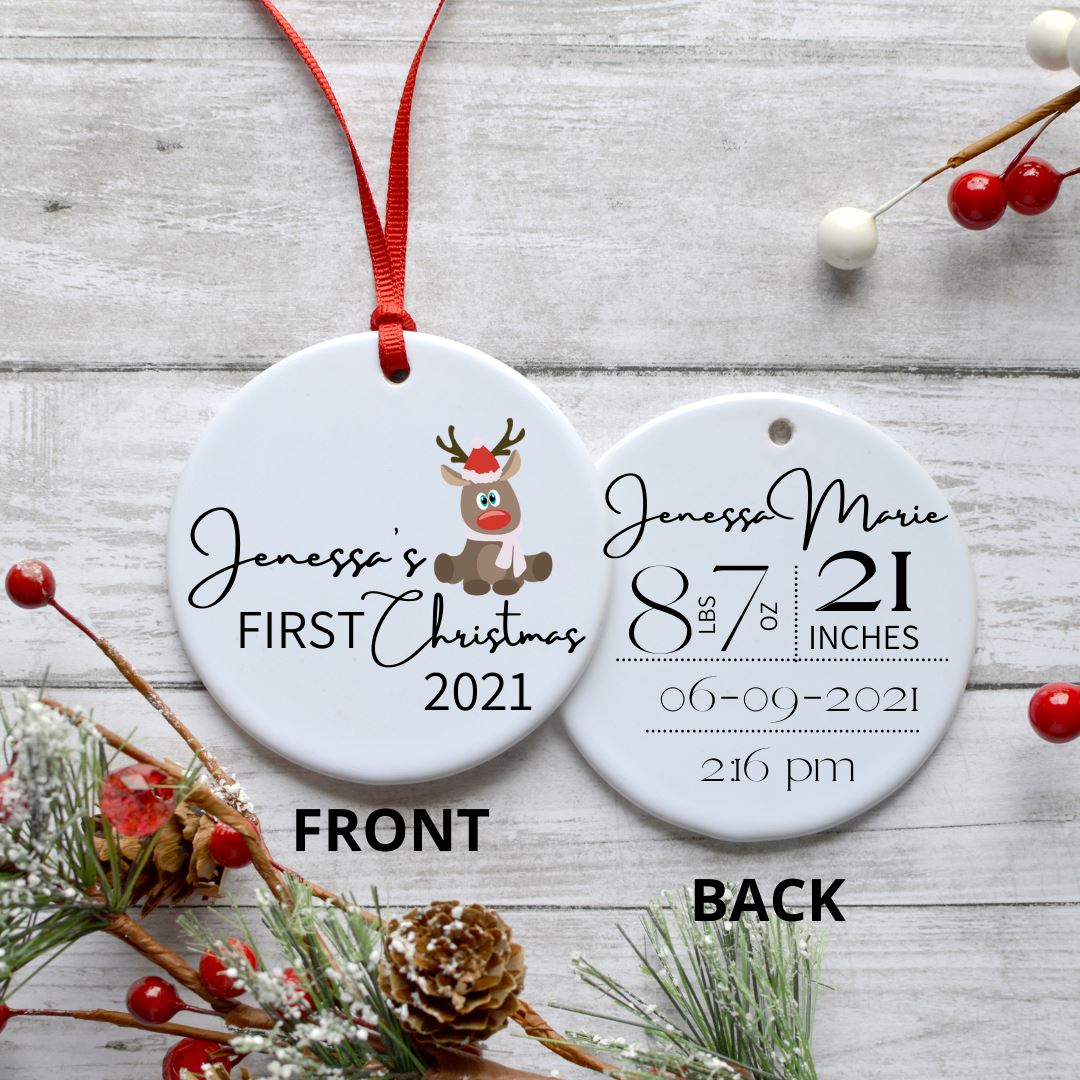 FIRST CHRISTMAS ORNAMENT Harlow Boutique Official Online Store 