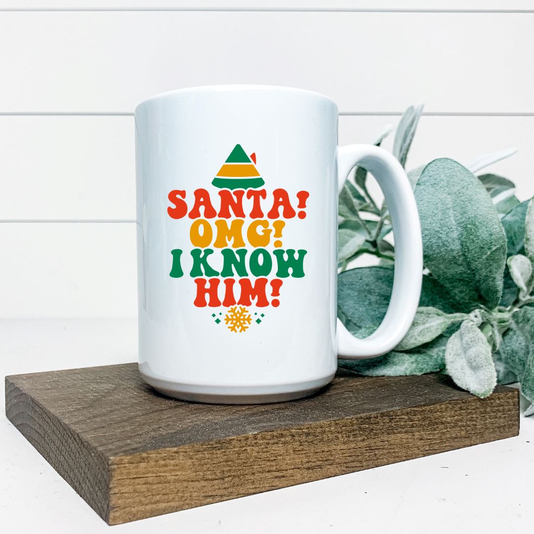 SANTA OMG I KNOW HIM MUG Harlow Boutique Official Online Store 