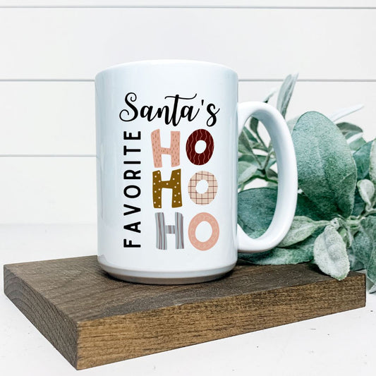 SANTAS FAVORITE HO HO HO MUG Harlow Boutique Official Online Store 