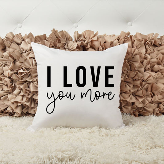 I LOVE YOU MORE PILLOW Harlow Boutique Official Online Store 