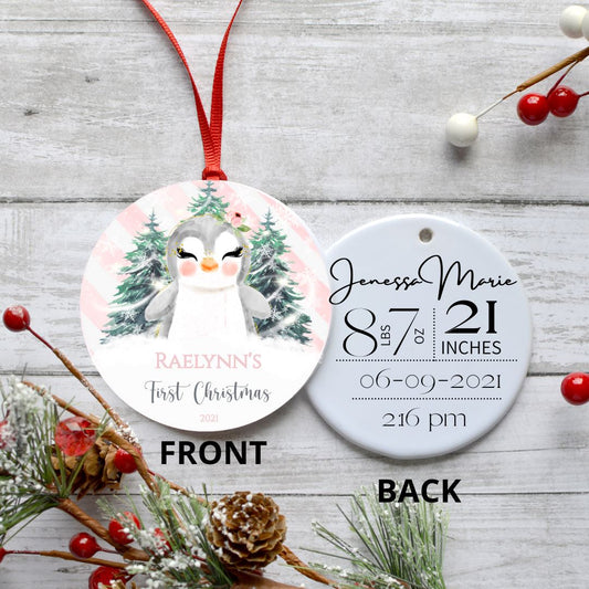 FIRST CHRISTMAS PENGUIN ORNAMENT Harlow Boutique Official Online Store 