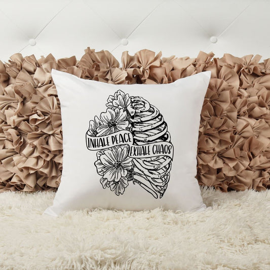 ENHALE PEACE EXHALE CHAOS PILLOW Harlow Boutique Official Online Store 