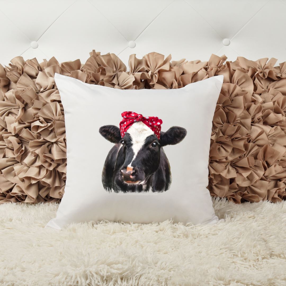 COW WITH BANDANA PILLOW Harlow Boutique Official Online Store 