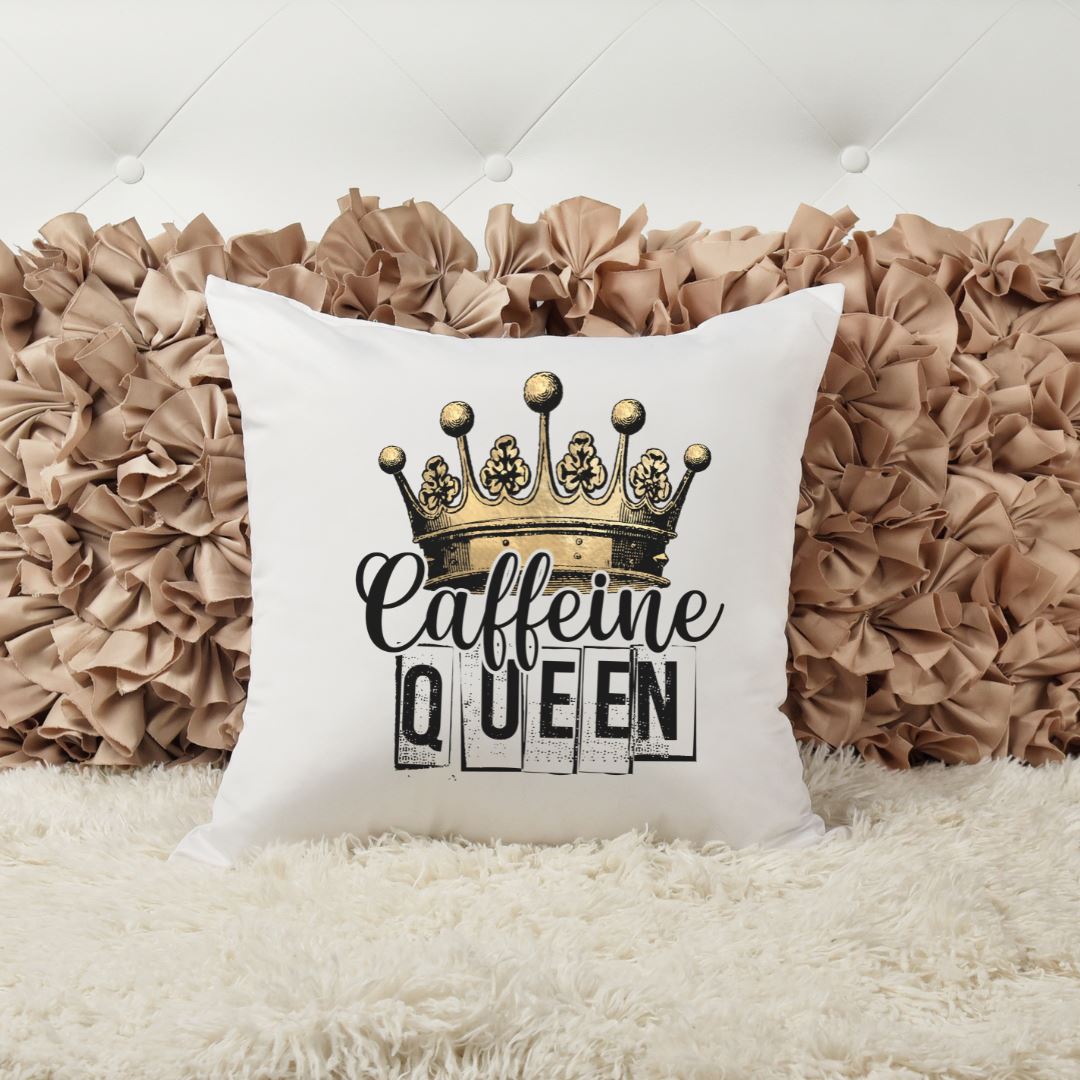 CAFFEINE QUEEN PILLOW Pillow Harlow Boutique Official Online Store 