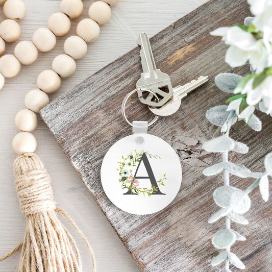 LETTER A KEYCHAIN Harlow Boutique Official Online Store 