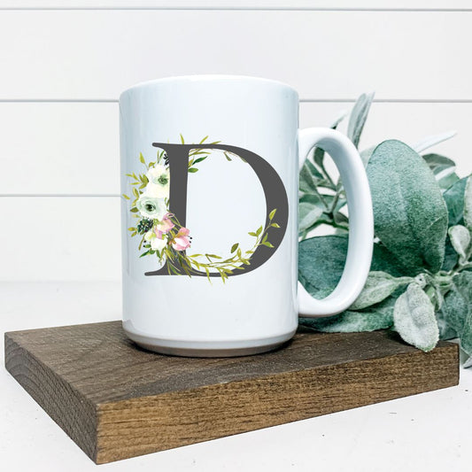 LETTER D MUG Harlow Boutique Official Online Store 