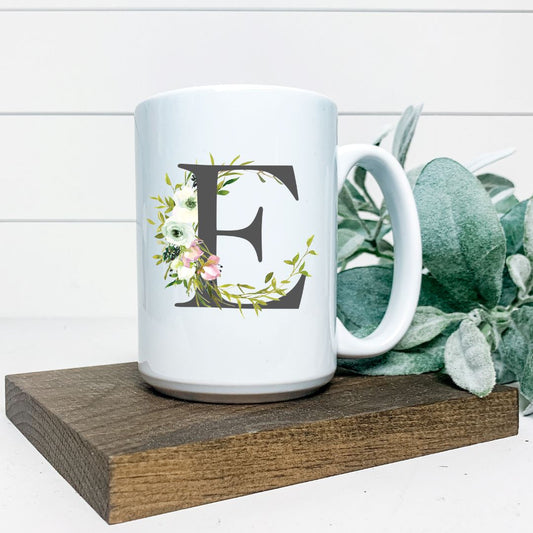 LETTER E MUG Harlow Boutique Official Online Store 