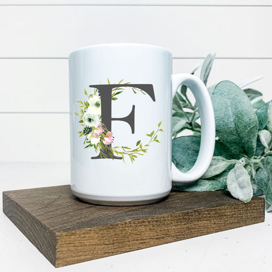 LETTER F MUG Harlow Boutique Official Online Store 