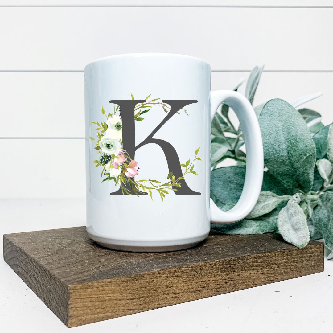 LETTER K MUG Harlow Boutique Official Online Store 