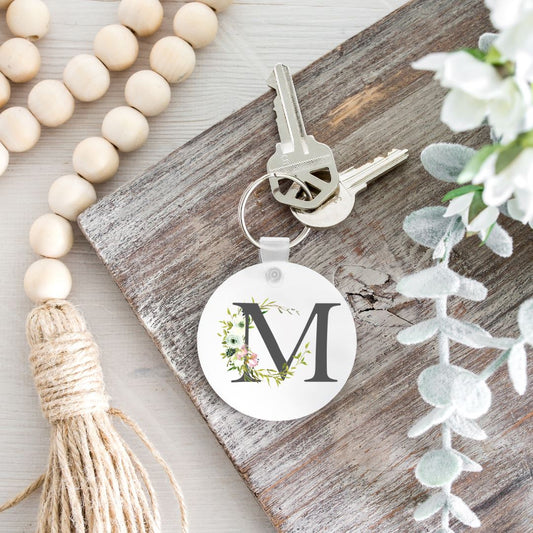 LETTER M KEYCHAIN Harlow Boutique Official Online Store 