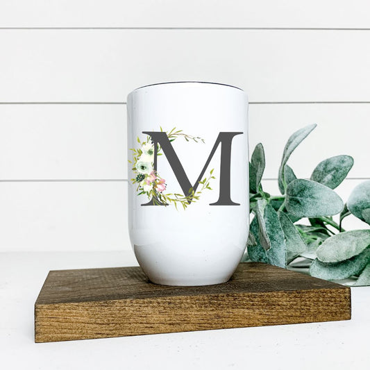 LETTER M WINE TUMBLER Harlow Boutique Official Online Store 