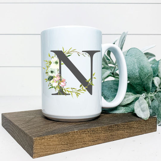 LETTER N MUG Harlow Boutique Official Online Store 