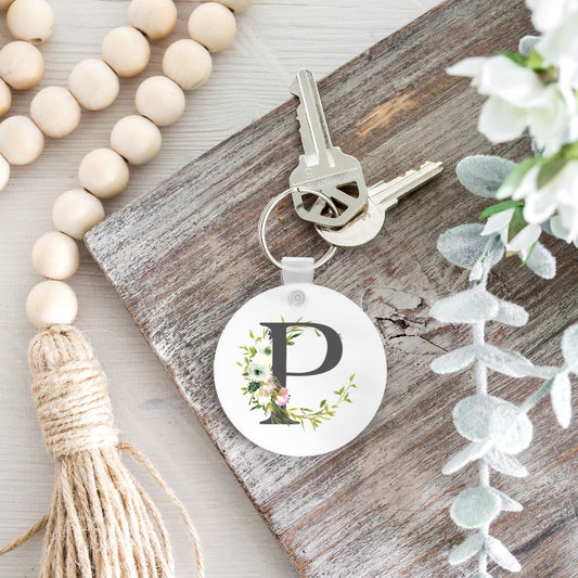 LETTER P KEYCHAIN Harlow Boutique Official Online Store 