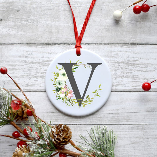 LETTER V ORNAMENT Harlow Boutique Official Online Store 