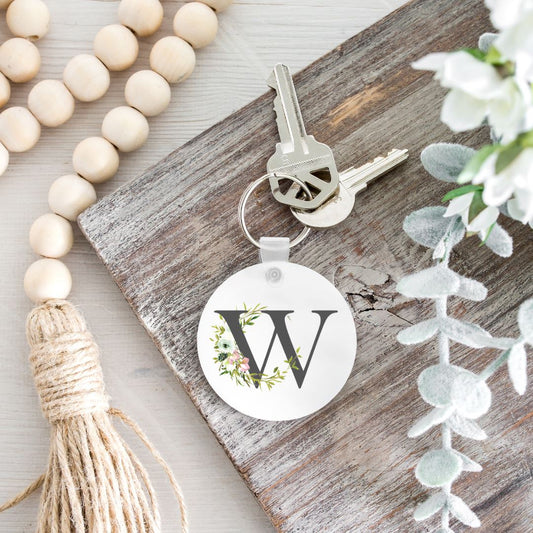 LETTER W KEYCHAIN Harlow Boutique Official Online Store 