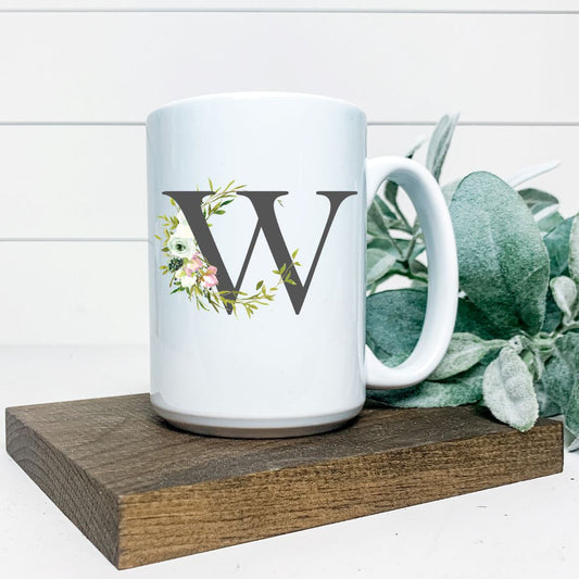 LETTER W MUG Harlow Boutique Official Online Store 