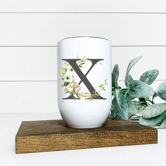 LETTER X WINE TUMBLER Harlow Boutique Official Online Store 