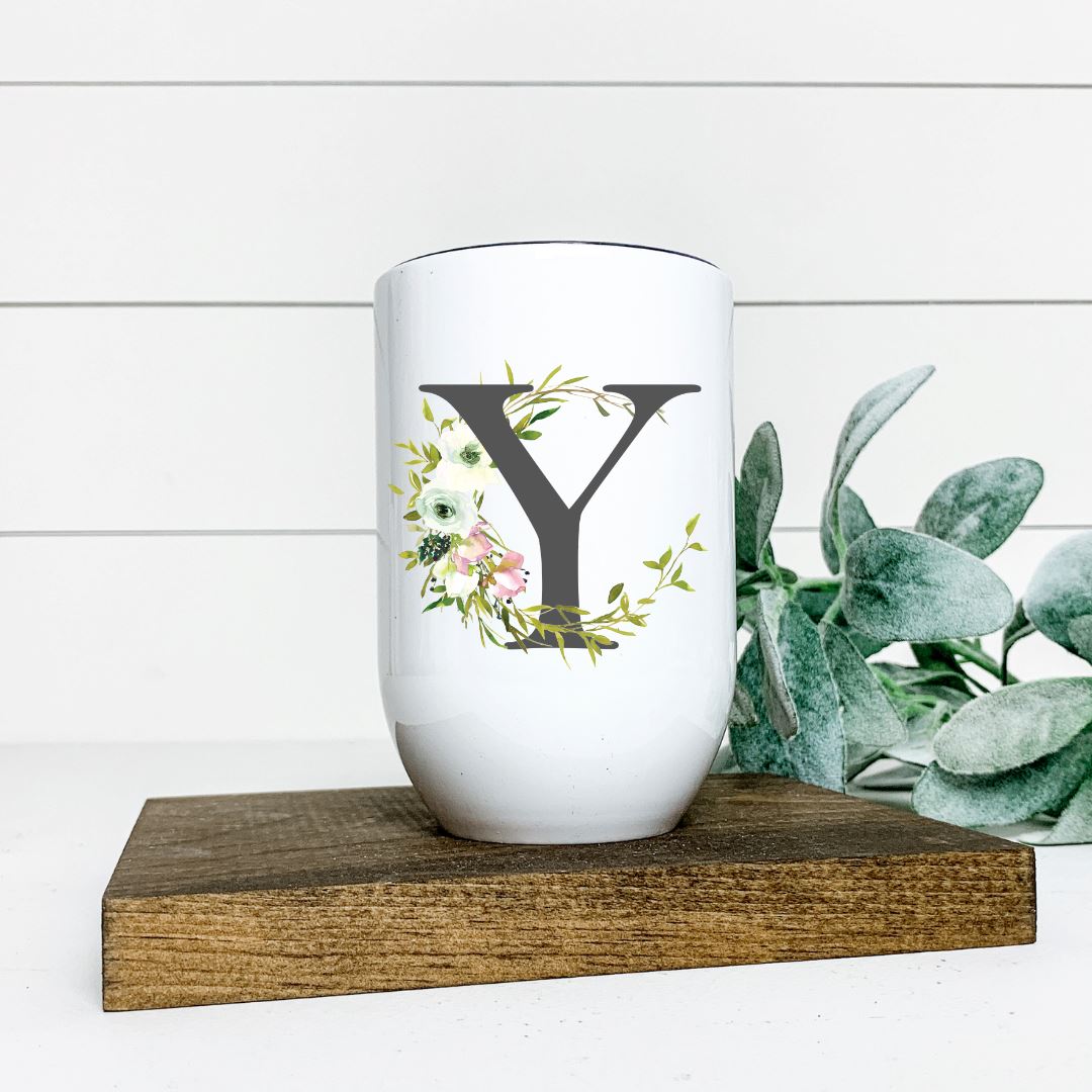 LETTER Y WINE TUMBLER Harlow Boutique Official Online Store 