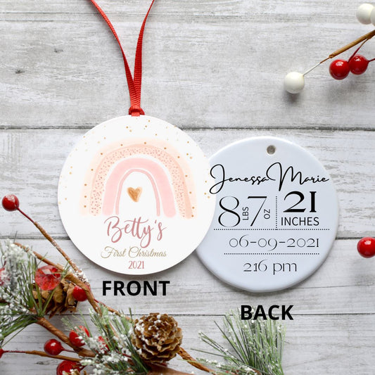 FIRST CHRISTMAS RAINBOW ORNAMENT Harlow Boutique Official Online Store 