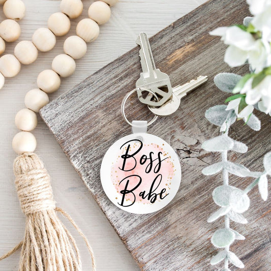 BOSS BABE KEYCHAIN Harlow Boutique Official Online Store 