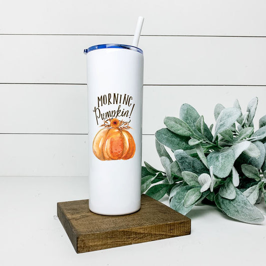 MORNING PUMPKIN TALL TUMBLER Tumblers Harlow Boutique Official Online Store 