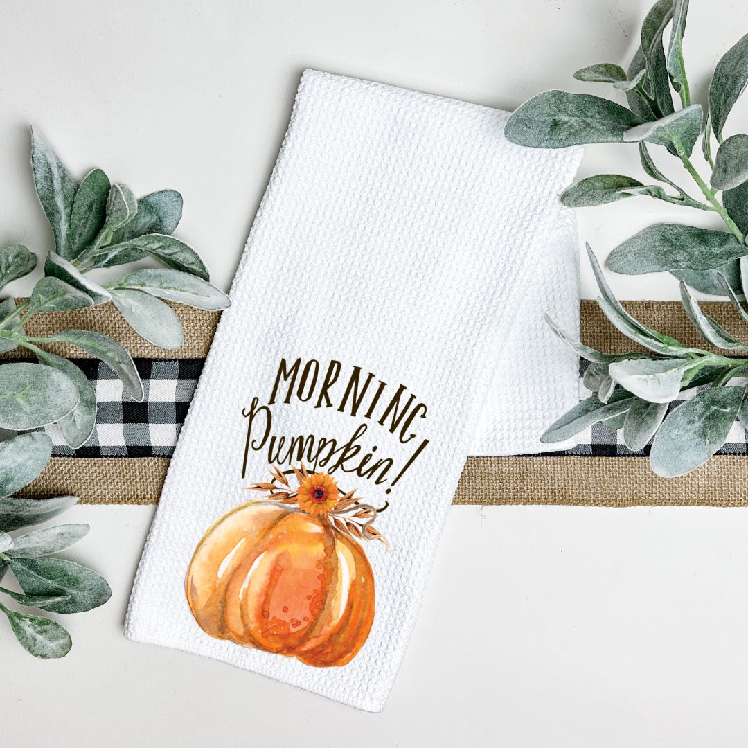 MORNING PUMPKIN TEA TOWEL Harlow Boutique Official Online Store 