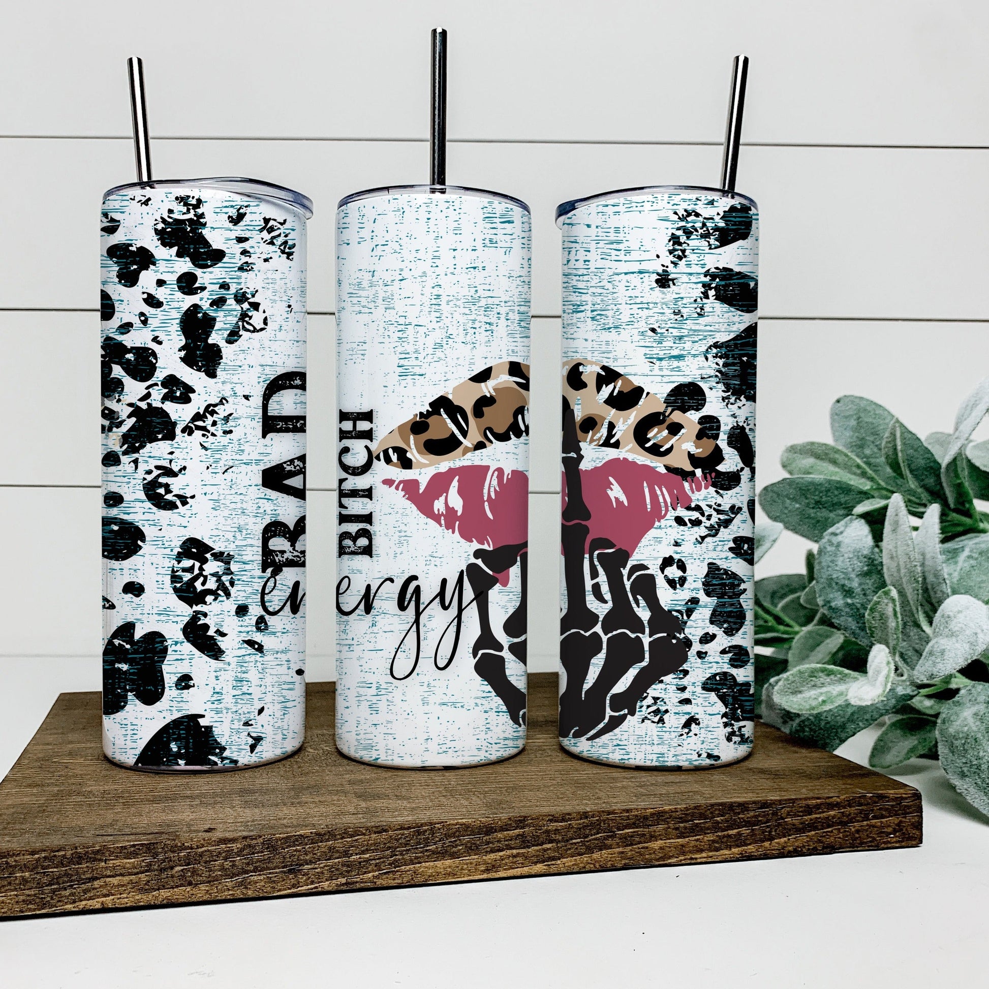 BAD BITCH ENERGY TALL TUMBLER Tumblers Harlow Boutique Official Online Store 