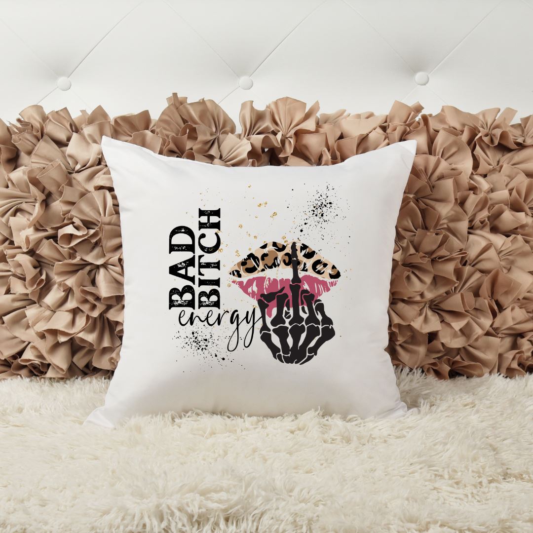 BAD BITCH ENERGY PILLOW Harlow Boutique Official Online Store 