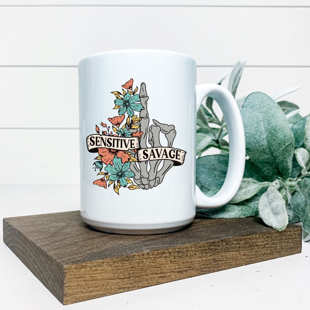 SENSITIVE SAVAGE MUG Harlow Boutique Official Online Store 