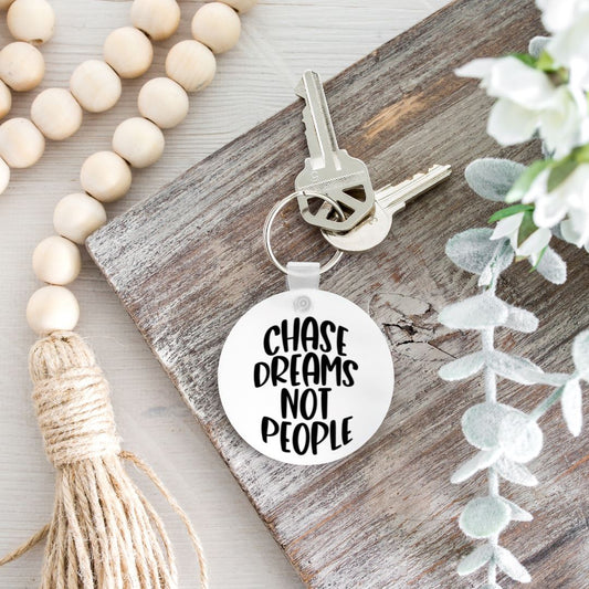 CHASE DREAMS NOT PEOPLE KEYCHAIN Harlow Boutique Official Online Store 