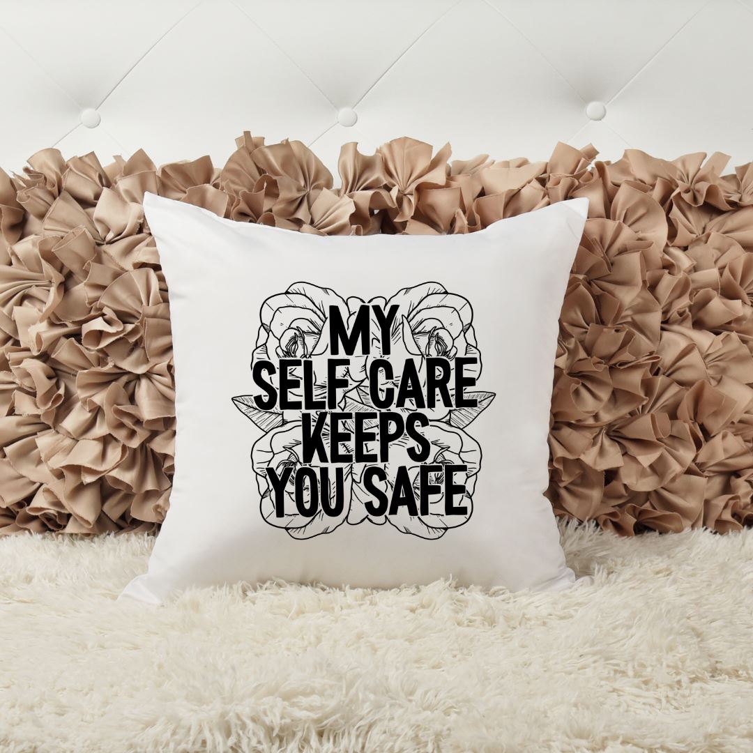 MY SELF CARE KEEPS YOU SAFE PILLOW Harlow Boutique Official Online Store 