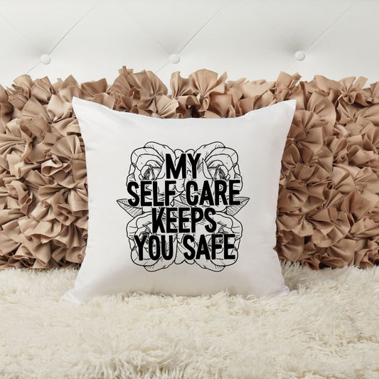 MY SELF CARE KEEPS YOU SAFE PILLOW Harlow Boutique Official Online Store 