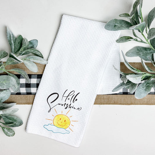 HELLO SUNSHINE TEA TOWEL Harlow Boutique Official Online Store 