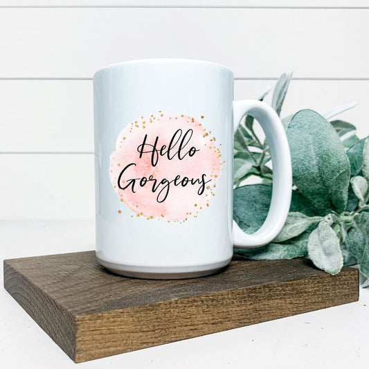 HELLO GORGEOUS MUG Harlow Boutique Official Online Store 