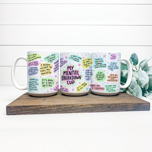 MY MENTAL BREAKDOWN CUP MUG Harlow Boutique Official Online Store 