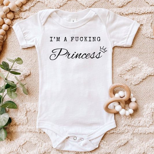 Im A Fucking Princess Baby Bodysuit Harlow Boutique Official Online Store 