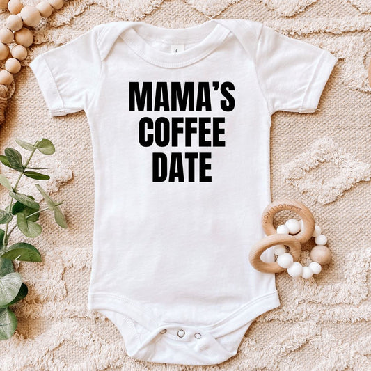 Mamas Coffee Date Baby Bodysuit Harlow Boutique Official Online Store 