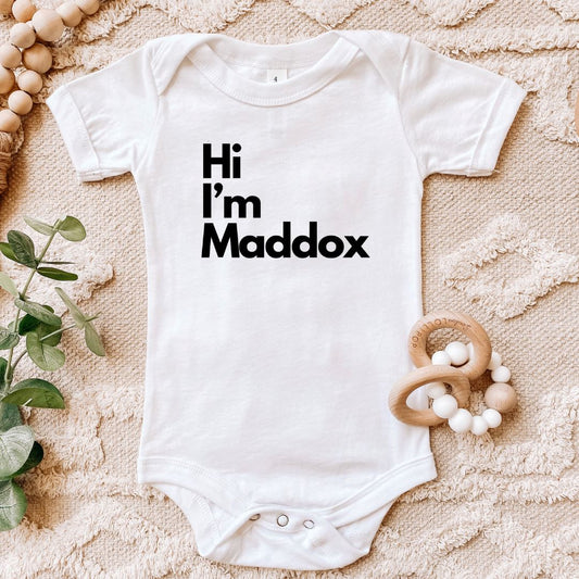 Personalized Baby Bodysuits Harlow Boutique Official Online Store 