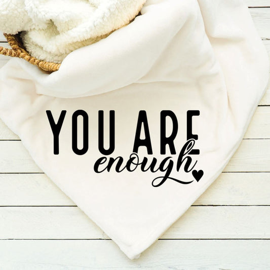 You are Enough Blanket Blankets Harlow Boutique Official Online Store 