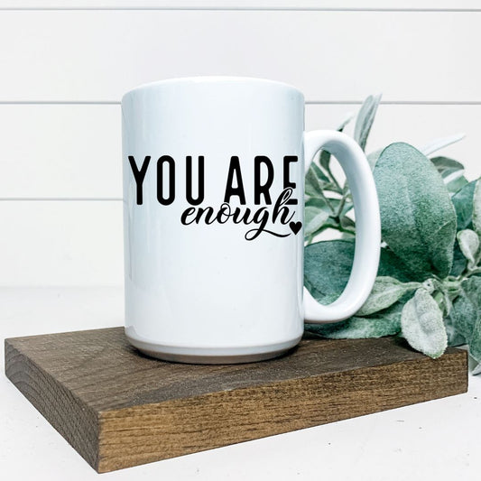 YOU ARE ENOUGH MUG Harlow Boutique Official Online Store 