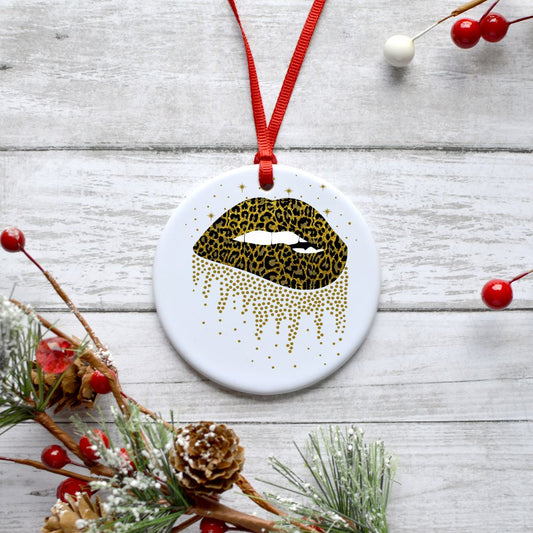 LEOPARD LIPS ORNAMENT Harlow Boutique Official Online Store 