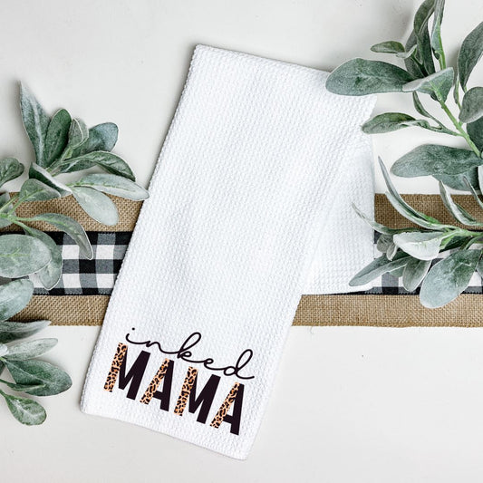 INKED MAMA TEA TOWEL Harlow Boutique Official Online Store 