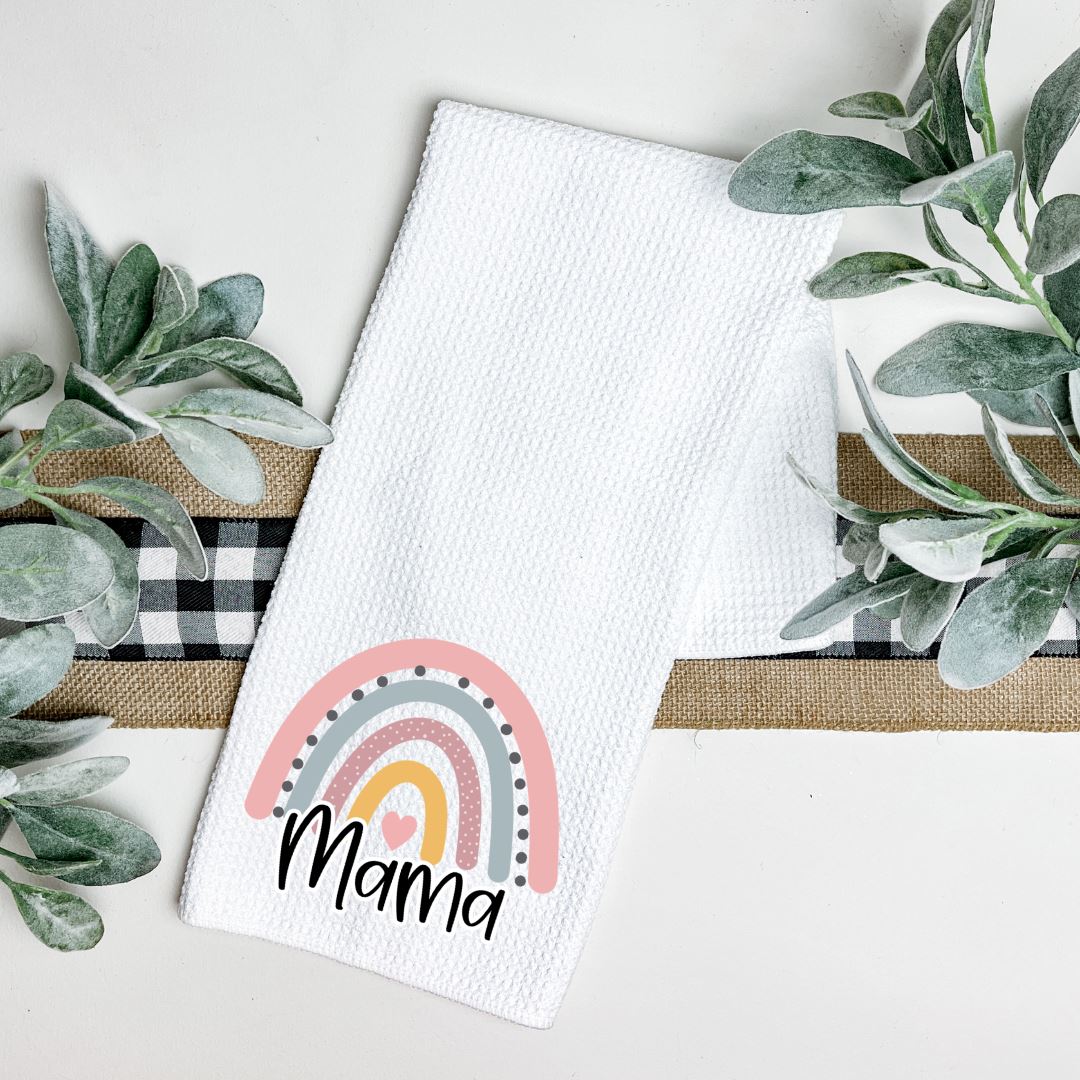 MAMA RAINBOW TEA TOWEL Harlow Boutique Official Online Store 