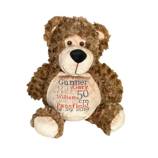 Brown Bear Stuffed Animal Stuffed Animal Harlow Baby Boutique 