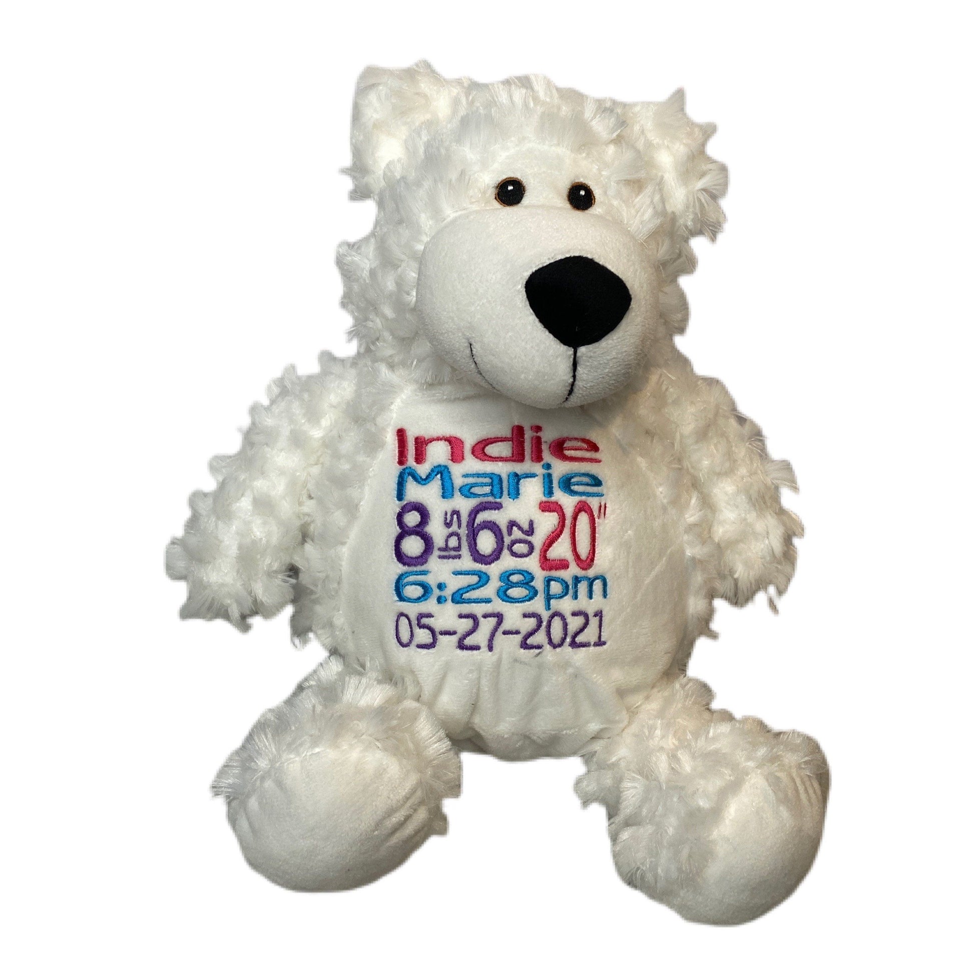 White Bear Stuffed Animal Stuffed Animal Harlow Baby Boutique Official Website 