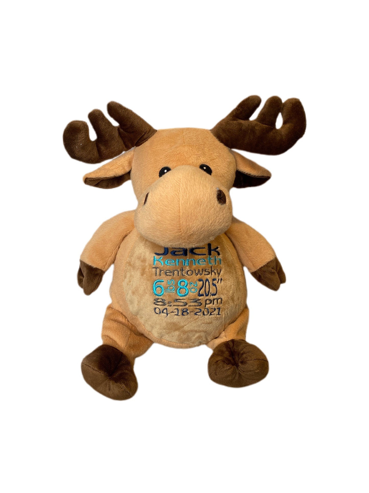 Mikey Moose Stuffed Animal Stuffed Animal Harlow Baby Boutique 